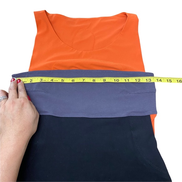 VPL Multi Color Blocks Bodycon Dress Gym Exercise Workout Dress Sexy Back S - Picture 9 of 10